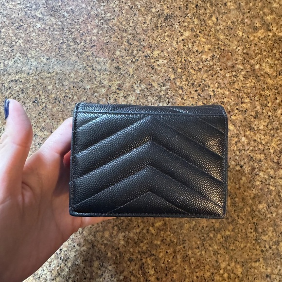 YSL Monogram Matelassé Leather Wallet - Picture 2 of 5